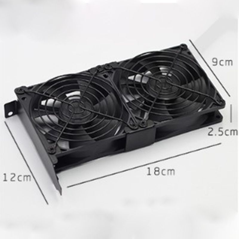 Universal Silent VGA Cooler - Desktop Computer Chassis PCI Fan - Ultra Quiet