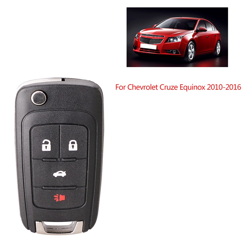 1x Keyless Entry Auto Afstandsbediening Sleutelhanger Voor Chevrolet Cruze Equinox Key Case Portemonnee Huishoudster Autosleutel portemonnee