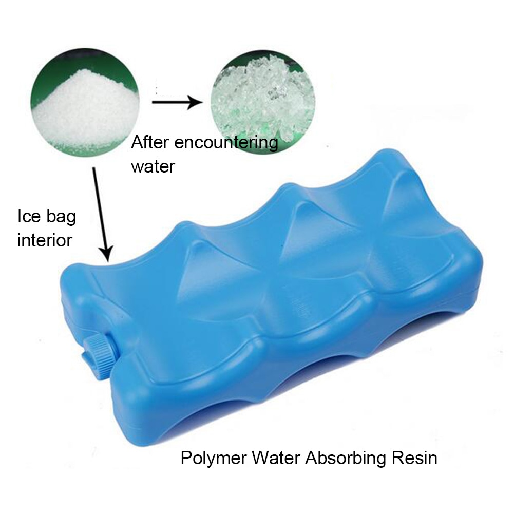 Reusable Freezer Breast Milk Ice Block Brick Travel Picnic Lunch Cooler Pack