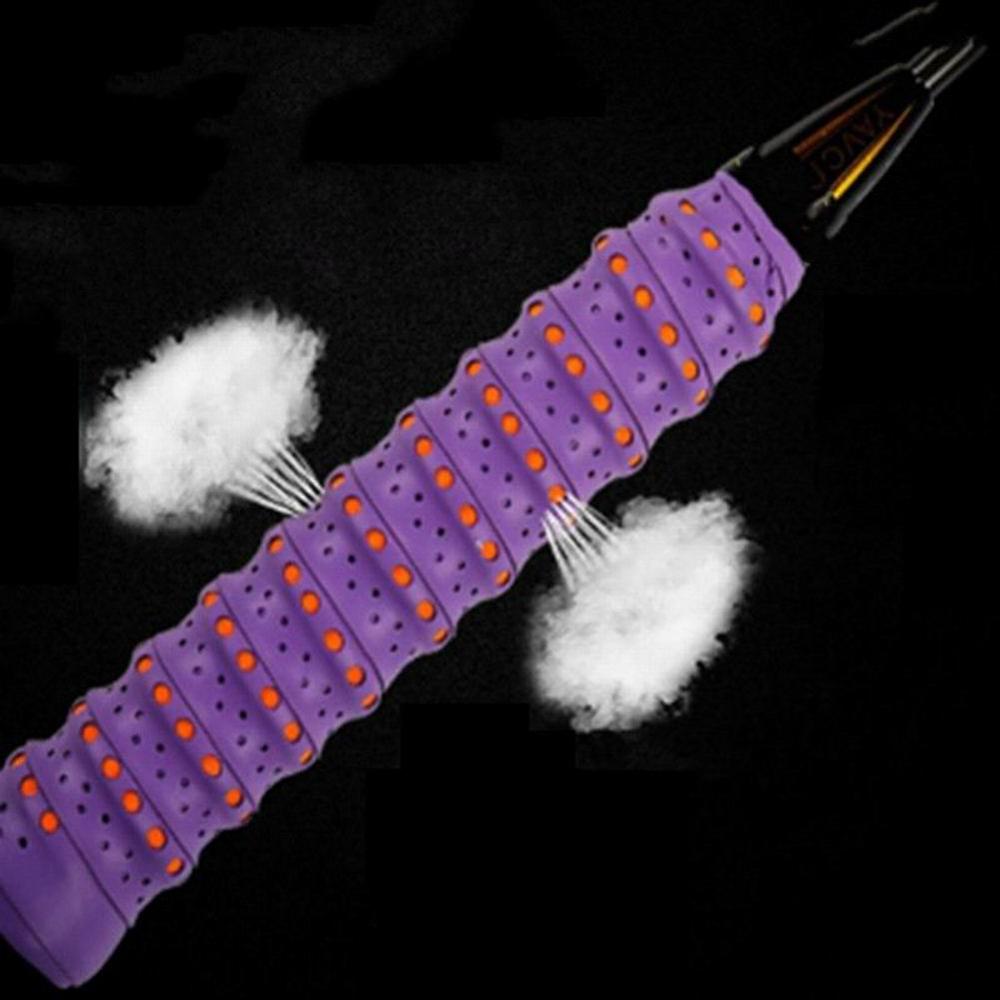 5 Kleuren Racket Grip Tape Kiel Rib Antislip Super Absorptie Racket Overgrip Zweetband Voor Badminton, tennis, Fiets Csv