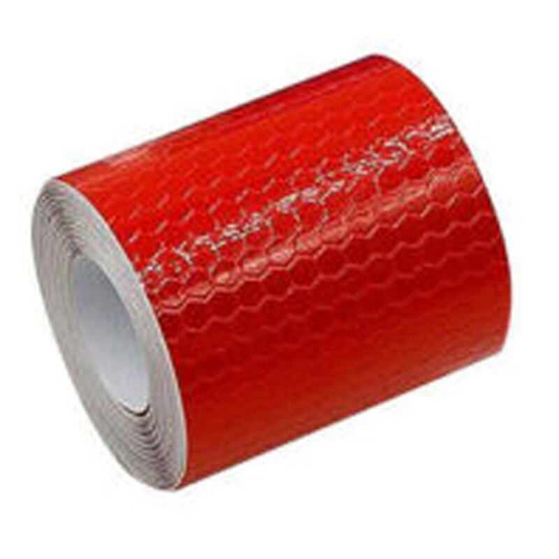 Fiets DIY Reflecterende Stickers Minimalistische Multi-directionele Zichtbaarheid Fiets Reflectoren: Rood