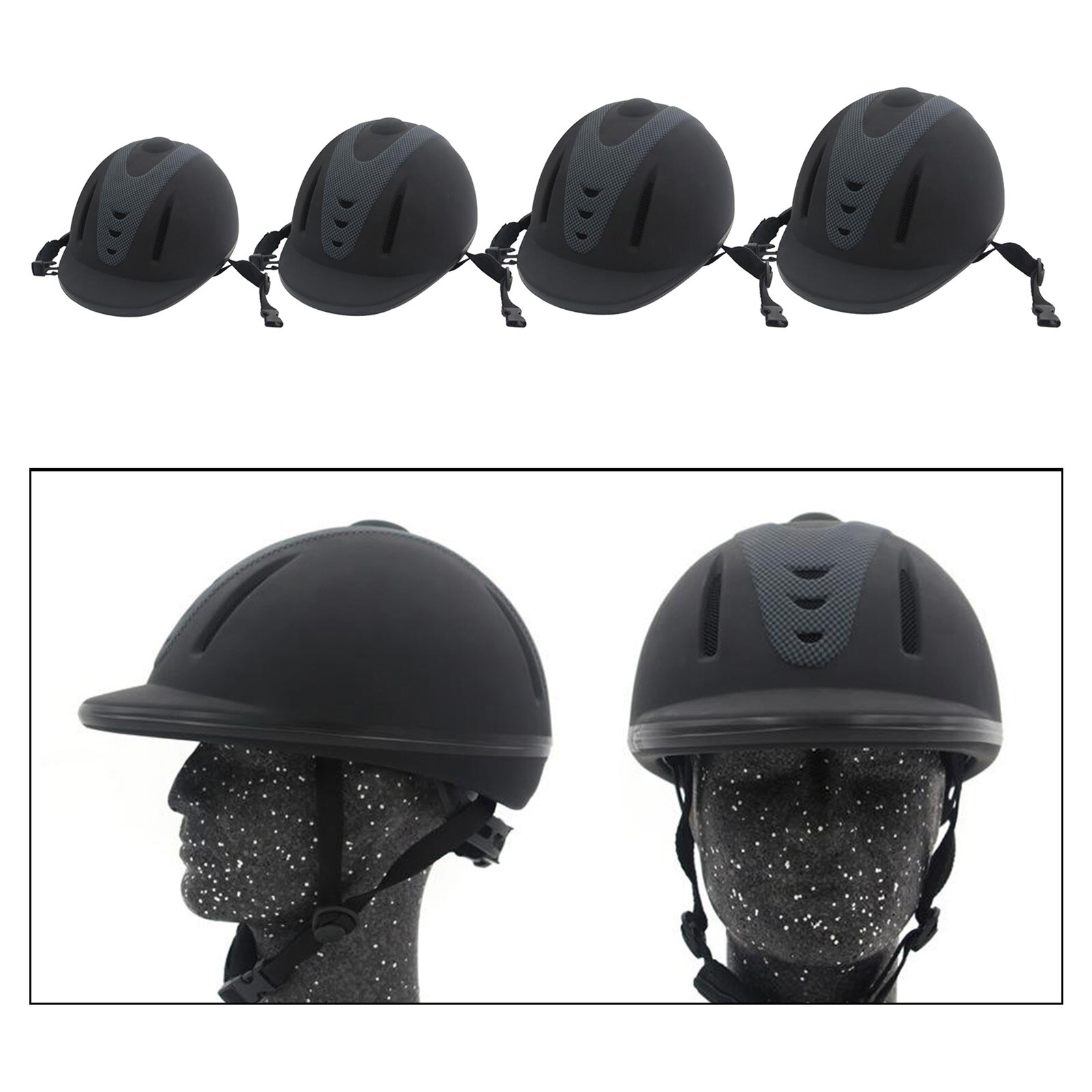 Adjustable Horse Riding Hat Ventilated Helmet Equestrain Protective Gear Outdoor Sports Hose Riding Covers