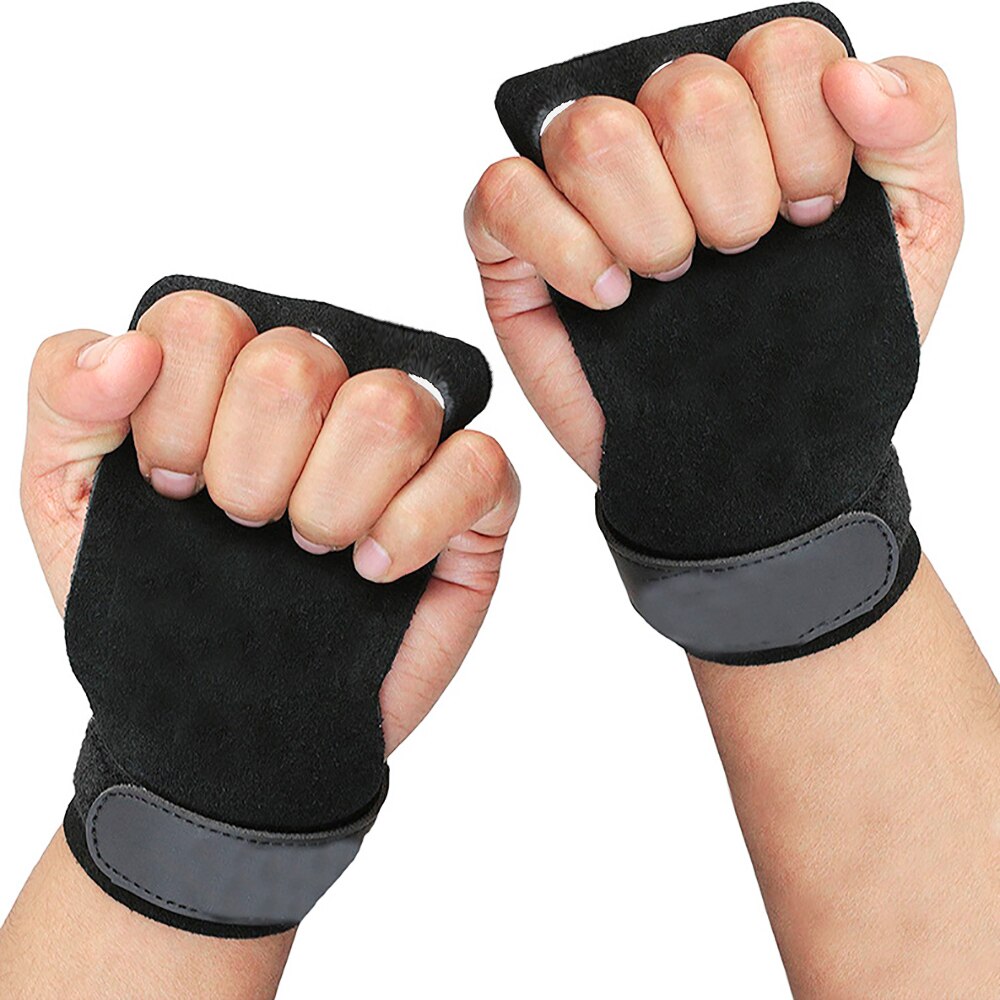 1 Pair Carbon Gymnastics Hand Grips Weightlifting Workout Gym Gloves Palm Protection for Kettlebell Pull-ups Gymnastic Grip