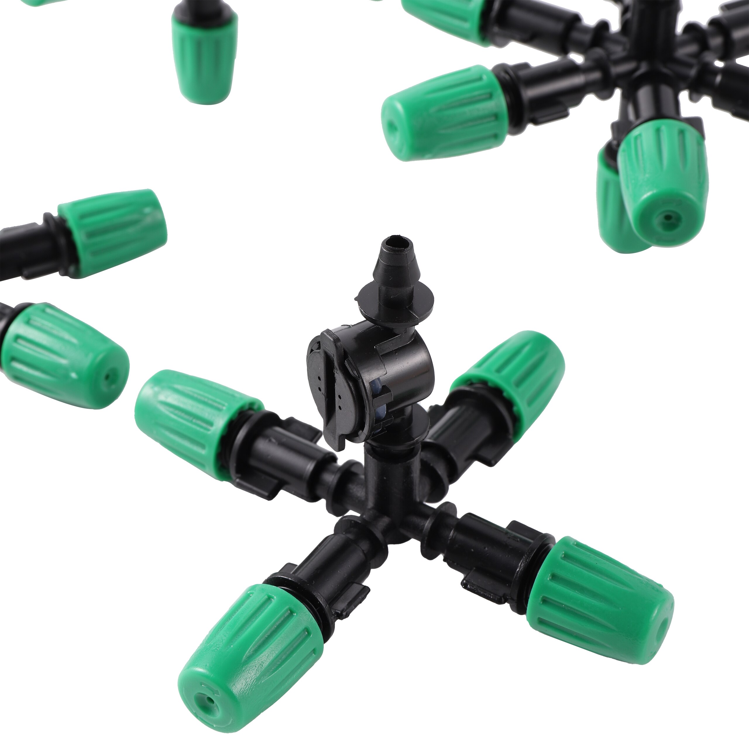 20 Sets Garden Agriculture Irrigation Multi-way Atomization Sprayer Vegetable Fruit Flower Watering Kit Landscaping Cooling Tool