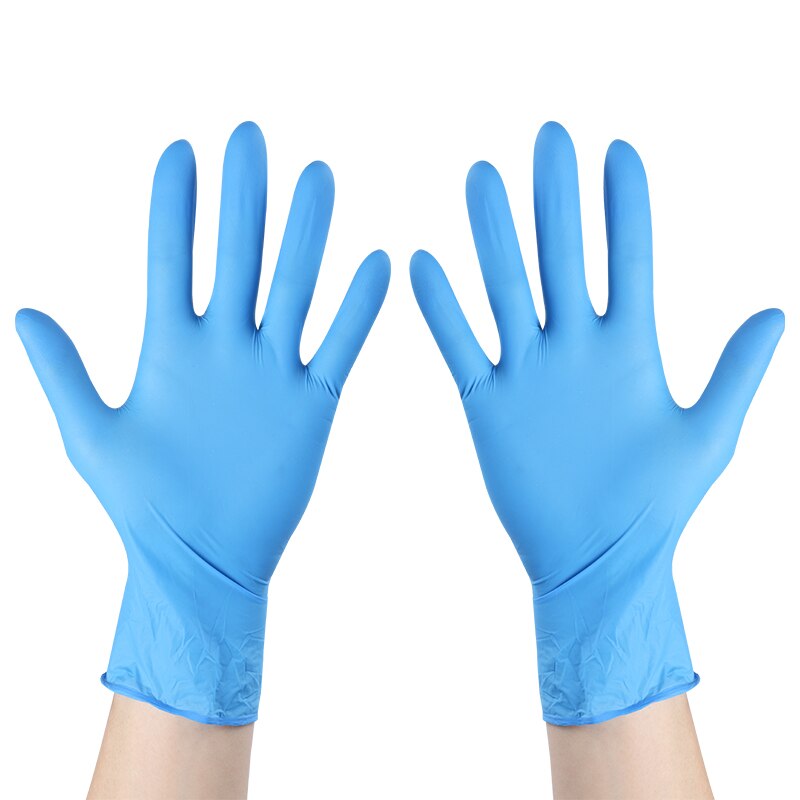 Food grade disposable nitrile gloves pvc latex rubber synthetic disposable CPE food inspection gloves