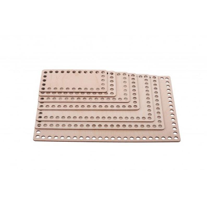 7 sizes Wood base round rectangle oval Square Wooden Basket Bases Wooden basket bottom: 7pcs  rectangle