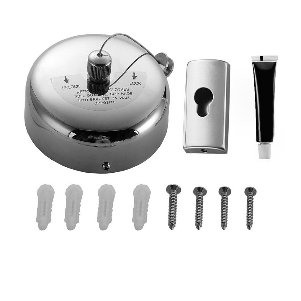 3.8m Clothes Drying Rack Rope Home Storage Stainless Steel Retractable Clotheslines Clothes Dryer Organiser Laundry Hanger: Default Title