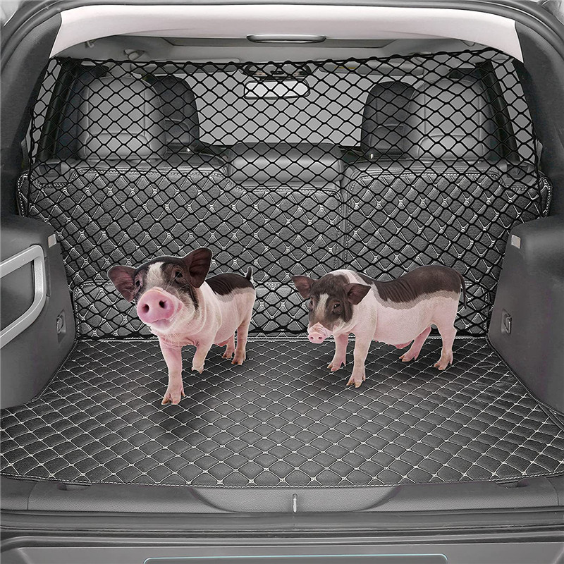 Dog Carrier Dog Protection Net Barrier Trunk Barrier Safe Net for Dogs Travel Accessories Car Pet Carrier for Hatchback SUV Mesh