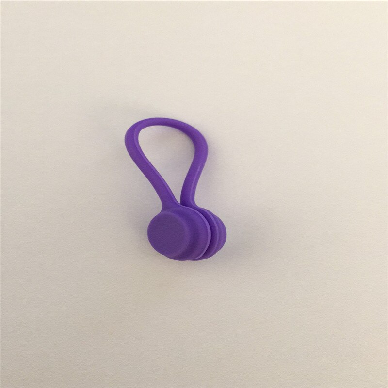 3 Pieces Cable Soft Silicone Cable Winder Headphones Cable Winder Headphone For Data Cable Storage Clip For IPhone Android Etc: purple 3 Pieces