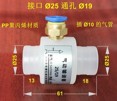 Short Pneumatic Pneumatic Conveyor Air Amplifier Vacuum Conveyor Aluminum Alloy/plastic Material: Type 4