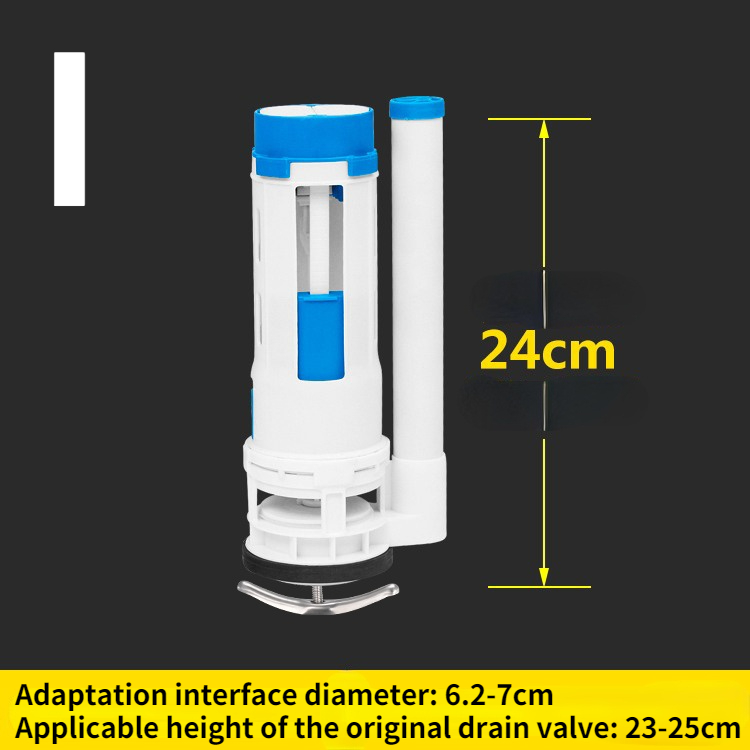 Toilet tank fitting toilet inlet valve drain valve toilet button replacement: I