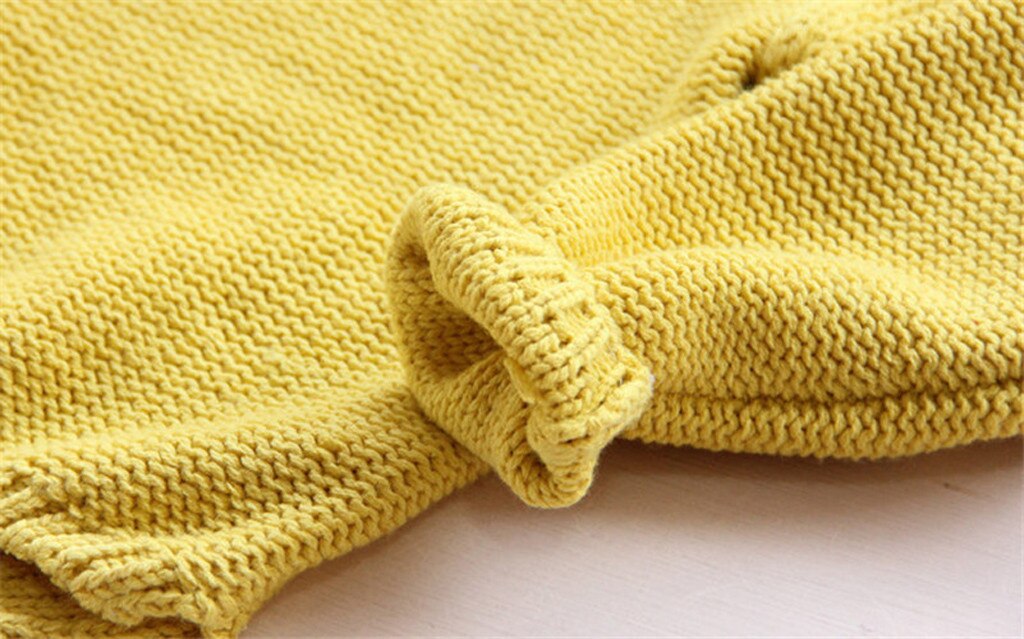 Maglie e Maglioni dei bambini Del Bambino Delle Ragazze Solido Con Cappuccio del Maglione Del Crochet Del Knit Magliette e camicette Maglione Lavorato A Maglia di Inverno di Autunno Del Bambino Maglieria outwear