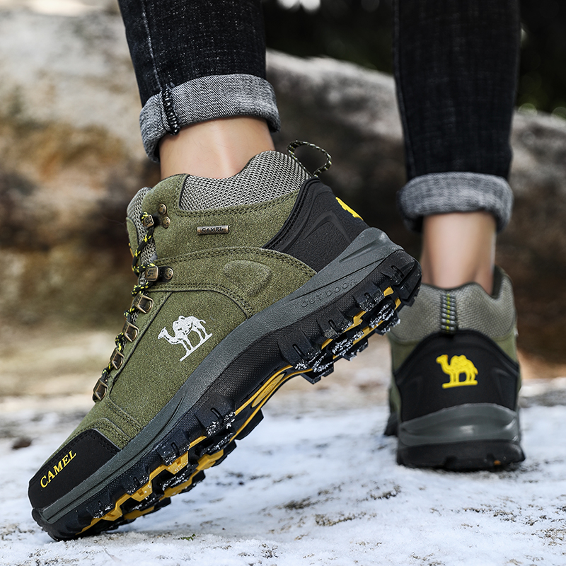 Winter draussen Turnschuhe Männer Wanderschuhe Klettern Berg Verfolgung Wandern Schuhe Männer Schnee Stiefel Pelz Warme Männer Wandern Stiefel