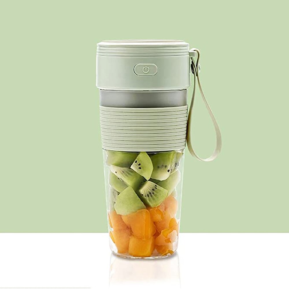 Juicer Usb Cup Draagbare Elektrische Mixer Blender Elektrische Usb Huishouden Juicer Oranje Juicer Mini Snelle Blender Keukenapparatuur: Mint