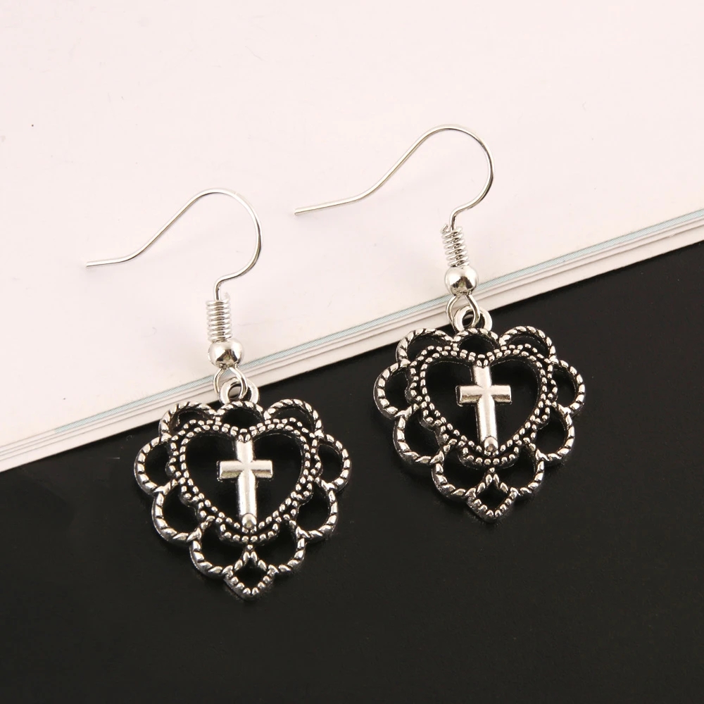 Pendientes colgantes de tijera grande para mujer, Vintage gótico Y2k, estética, accesorios de joyería largos,: Color amarillo dorado claro