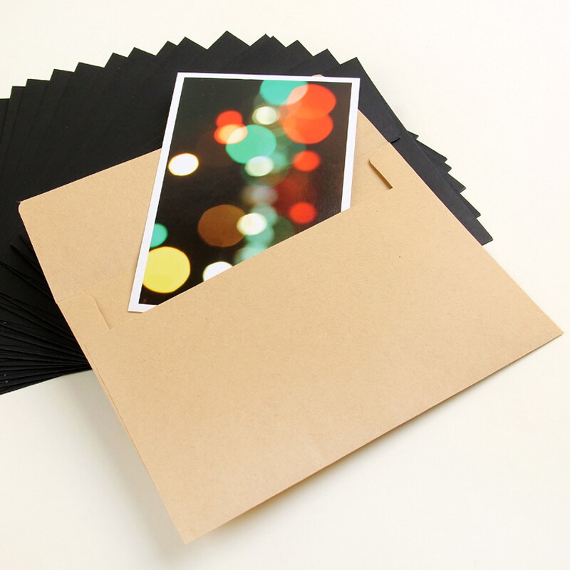 10 stks/partij 17.5*12.5cm Retro Vintage Kraftpapier Enveloppen Scrapbooking Papier Voor Card