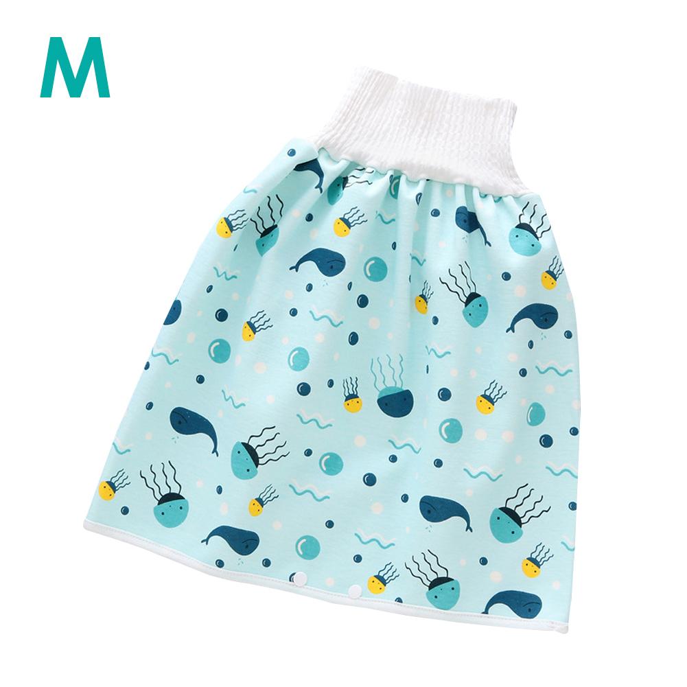 Baby Diaper Skirt Baby Waterproof Cloth Diaper Leak-proof Mattress Washable Cotton Children Urine-proof Bed Skirt Pants: A