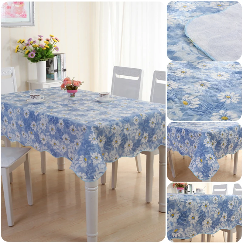 152x106cm Tischdecke wasserdichte rechteckige quadratische Garten tischdecke Fleck Tischdecke Wachstuch Mantel Mesa undurchlässige Tapete
