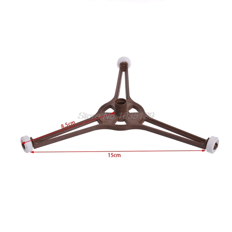 Microwave Oven Triangle Shaped Tray For Microwave Parts 24.5cm Flat Glass Plate Whosale