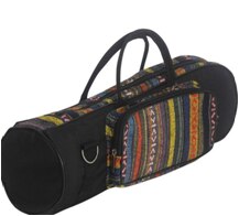 600d holdbare trompet dobbelt lynlåse taske bærbar opbevaringstaske: Default Title