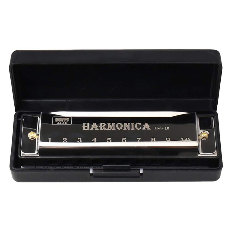 Harmonica Key of C Standard Diatonic 10 Hole Puzzle Musical Instrument Diatonic Harp For Beginner Students Kids