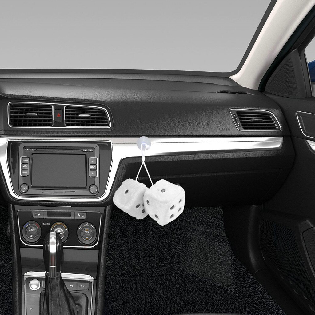 Coche colgante, dado de peluche dados automóviles colgantes para espejo retrovisor colgando suspensión adornos decoración # PY10