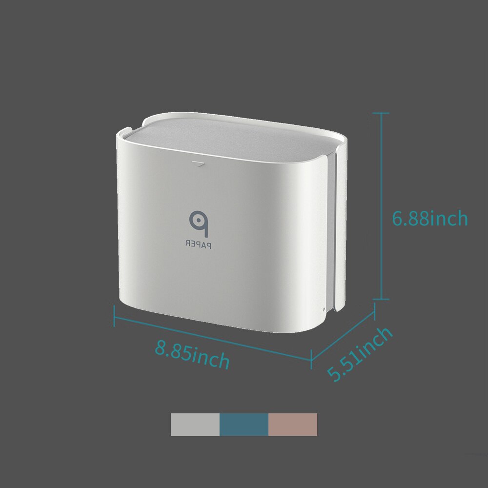 Papieren Handdoek Dispenser Wall Mounted No-Boren Papieren Handdoek Houder Dispenser Thuis Toiletpapier Dispenser Vuilniszakken Dispenser