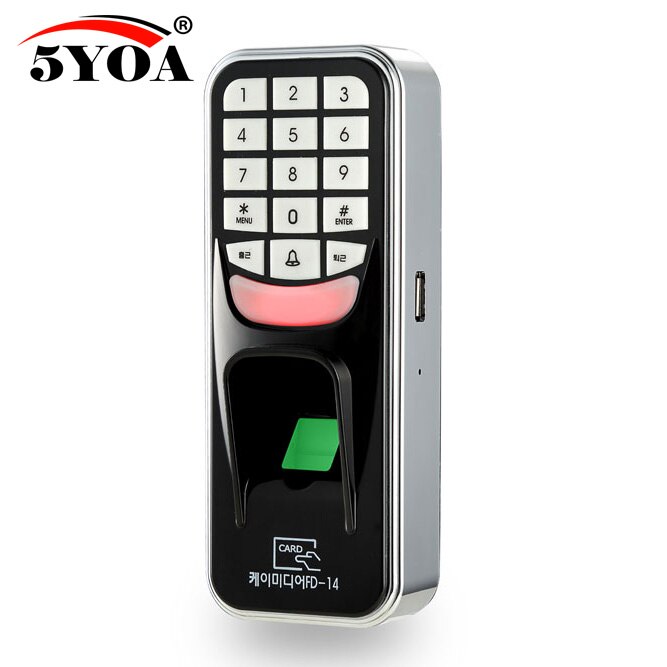 5YOA 5YBM1A Fingerprint Password Key Lock Access Control Machine Biometric electronic door lock RFID reader scanner system