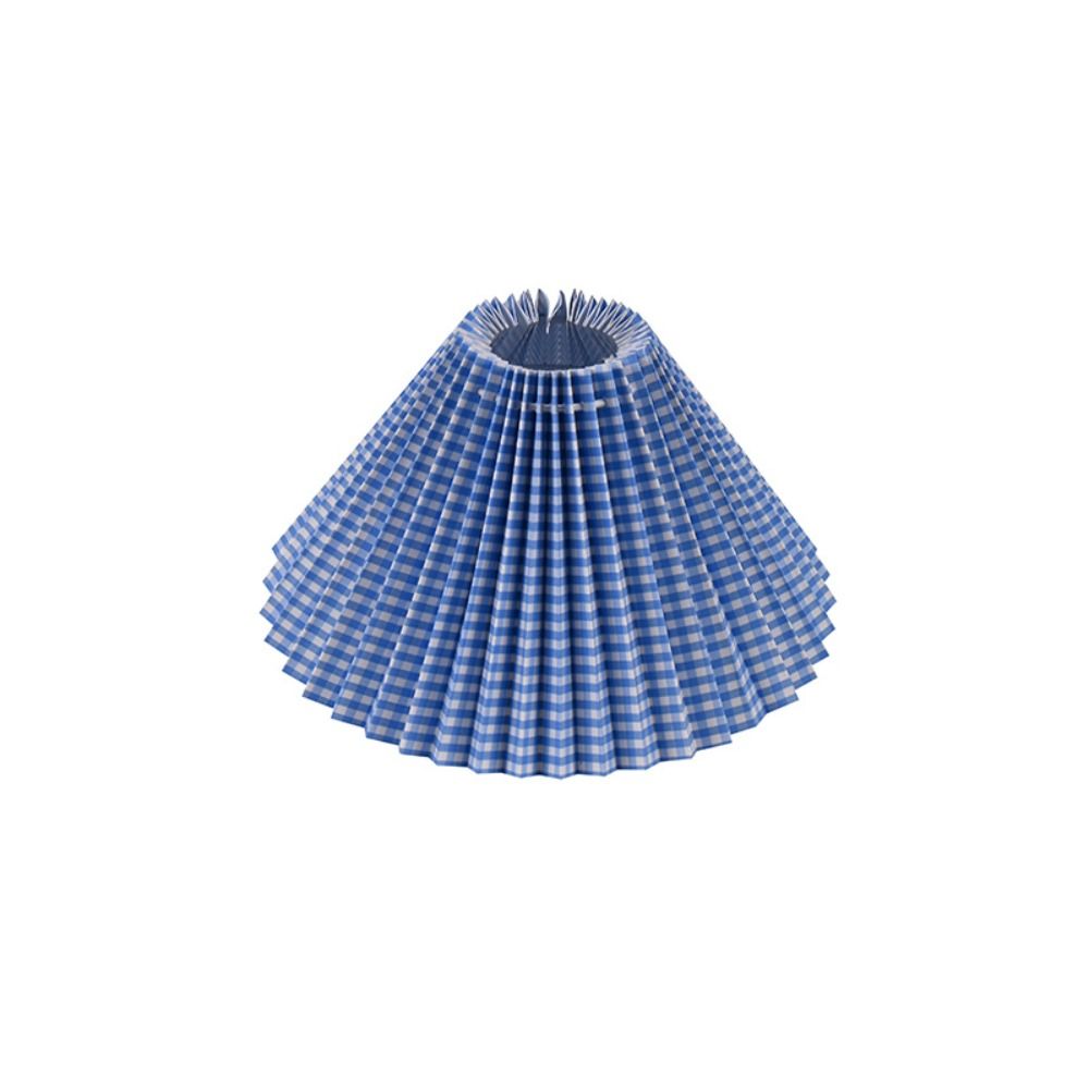 Pantalla plisada de tela para decoración de techo, cubierta de lámpara de mesa lavable moderna, cubierta de tela para candelabro Retro DIY, sala de estar y comedor: Castaño