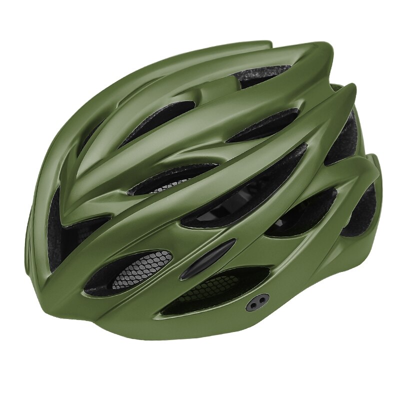 Bicycle Helmet Ultralight Cycling Bike Helmet Breathable MTB Mountain Road Cycling Safety Outdoor Sport Bicycle Kask Helmet 201g: Army Green