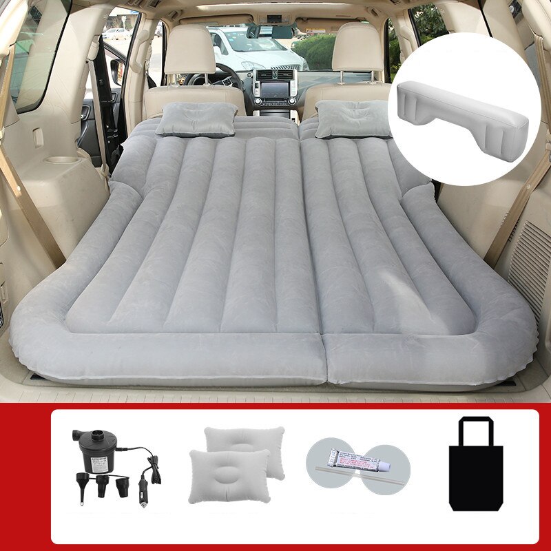 In Auto Aufblasbare SOFA KISSEN Bett Luft Matratze Universal SUV Auto Reise Schlafen Pad Outdoor Camping Matte Auto Reise Matratze: B2   Flocking Cloth