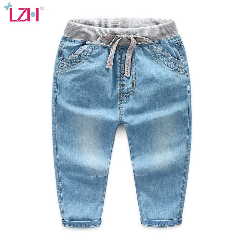 Zomer Peuter Jongens Broek Herfst Jongens Zachte Dunne Jeans Voor Baby Jongens Broek Kinderkleding Kinderen Jeans 2 3 4 5 Jaar: Light Blue / 3T