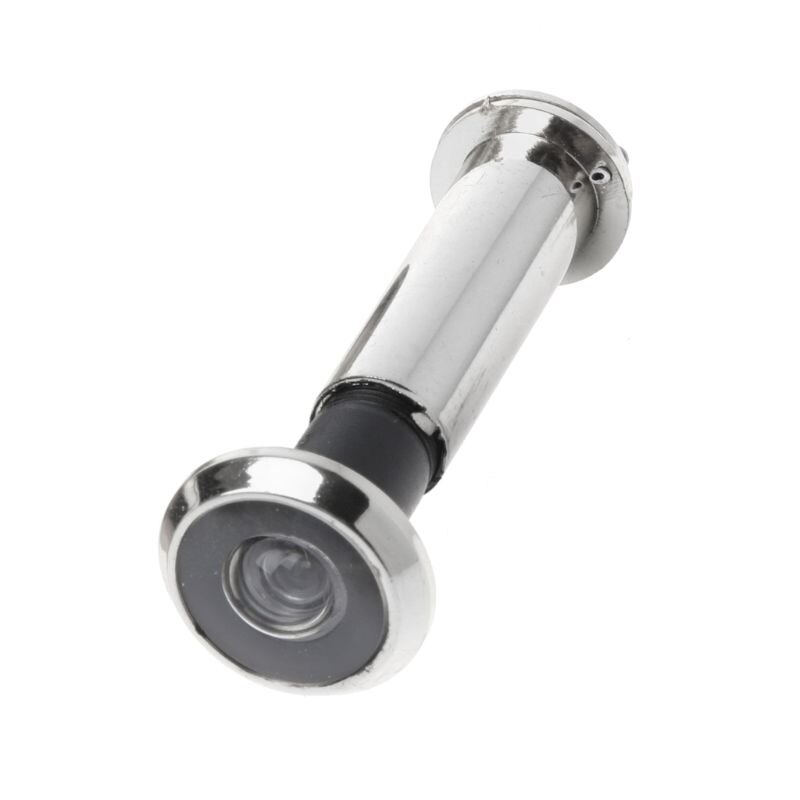 220 Graden Brede Kijkhoek Deur Viewer Privacy Cover Beveiliging Deur Eye Viewer: sliver