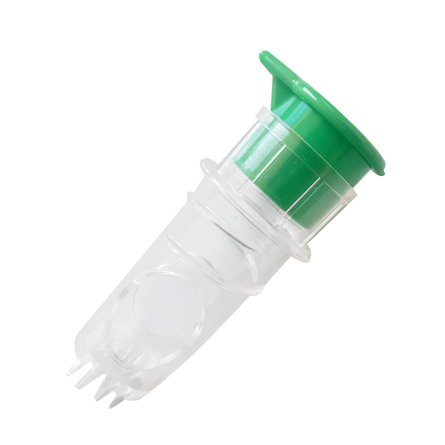 Exprimidor de cítricos manual de plástico, mini exprimidor de limón, exprimidor de naranjas, extractor de jugo fácil, conservación de frescura, material de cocina: Verde claro