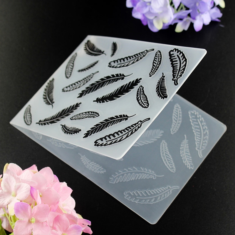 Veer Plastic Embossing Mappen voor DIY Scrapbooking Craft/Card Maken Decoratie Benodigdheden Y017