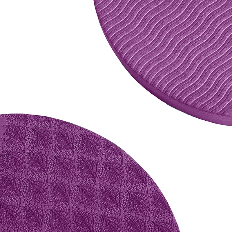 Rutschfeste yoga-knieschoner für knie, handgelenke, ellbogen, hände und kopf, rundes ellbogenpolster, kniekissen