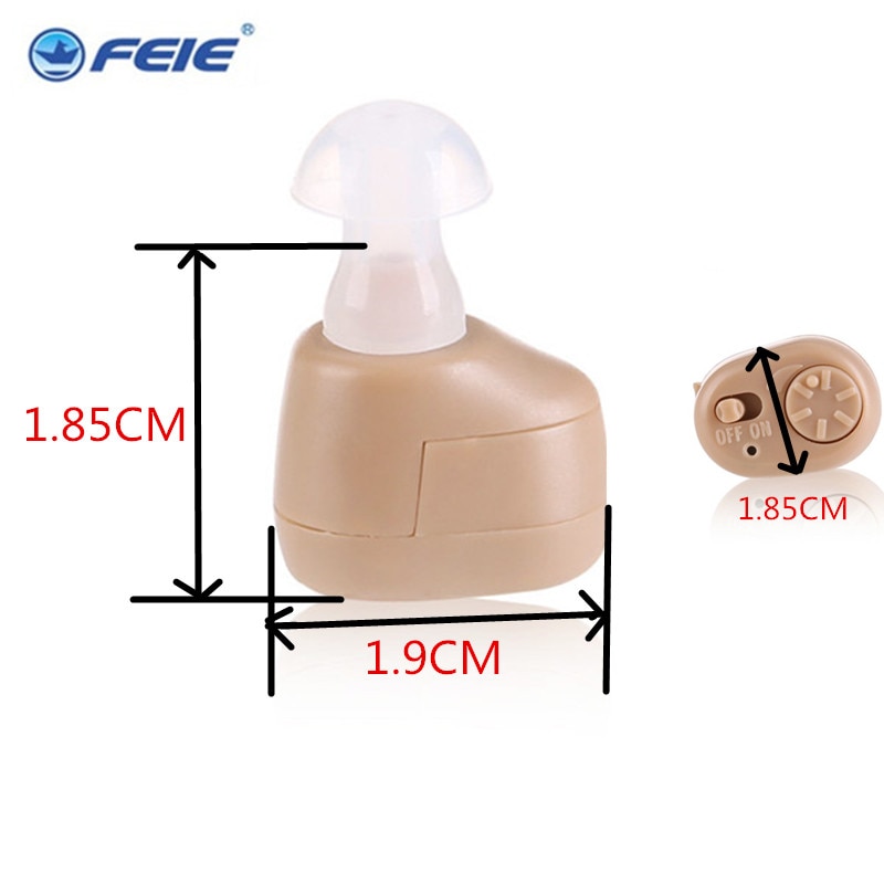 S-213 Geluid In-Ear Versterker Super Mini Gehoorapparaat Aids Apparaat Verstelbare Tone Persoonlijke Ear Care Tools