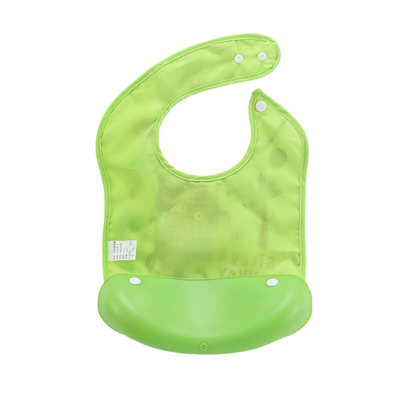 slabbers waterdichte siliconen Bib kids schort rijst zak print feed tas eten dragen QD47