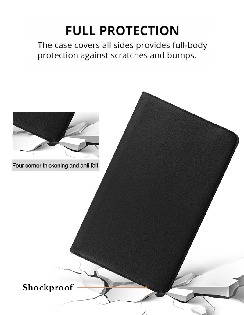 360 obracanie skrzynka dla Lenovo Tab M10 HD 2nd Gen TB-X306F TB-X306X X306 10.1 cal Tablet Funda odwróć stań PU skórzany pokrywy skrzynka