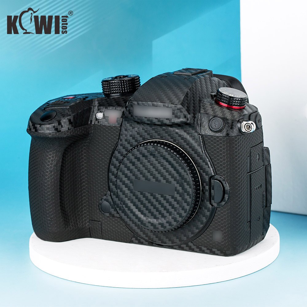 Kiwi Anti-Slide Camera Body Cover Skin Protector Film Voor Panasonic GH5 3M Sticker Draagbare Tas Accessoires Matrix zwart