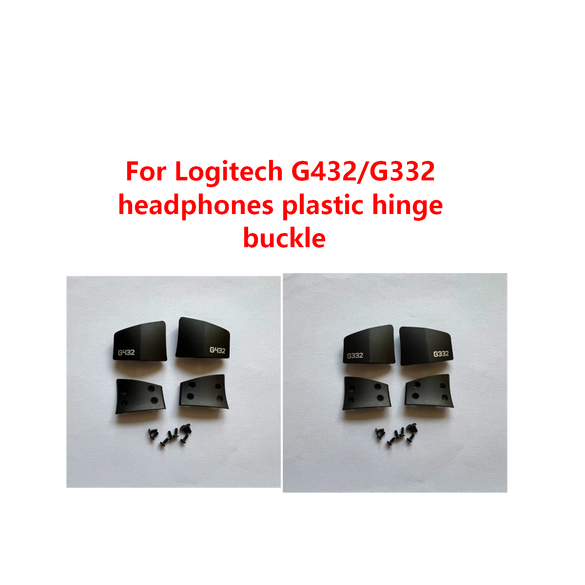 Original Ersatzteile für Logitech G432/G332 Kopfhörer, Ersatzteile aus Kunststoff mit Scharnierschnalle