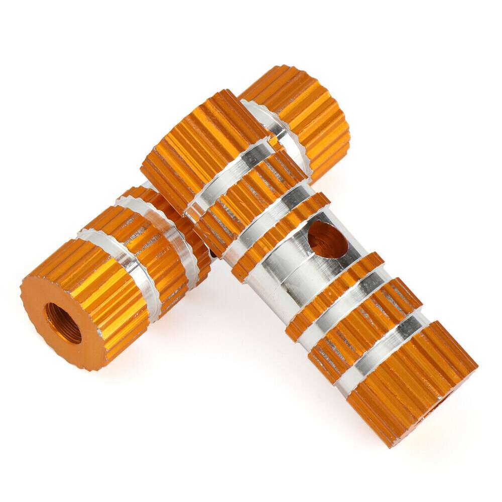 2Pairs Foot Pegs MTB Pedals Front Rear Axle Footrest Peg Aluminum Nonslip Bicycle Pedal Bike Accessories