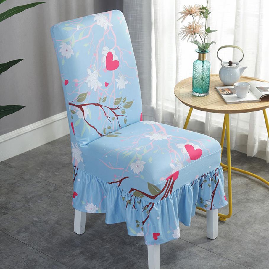 Stoelhoes hoes universele rugleuning hoes eettafel stoel stofhoes thuis eetkamerstoel kussen doek kunstwerk hoes  e11291: 13