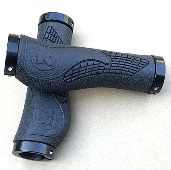 Empuñaduras para manillar de bicicleta de montaña, absorción de impacto accesorio con, tapa para el sudor, 2,2x13cm, 1 par: SX black