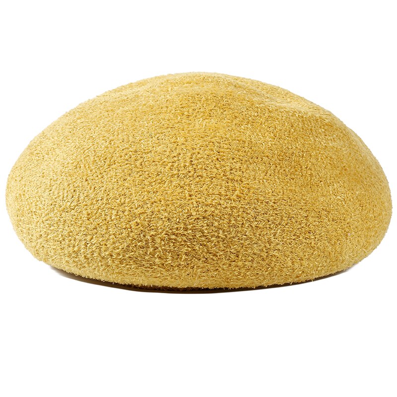 Baret Vrouwelijke Vrouwen Hoed Hoed Vrouwen Winter Cap Voor Mannen Baret Vrouwen Winter Hoed Gebreide Hoed Voor Vrouwen hoeden Voor Vrouwen Herfst Vrouw: Yellow