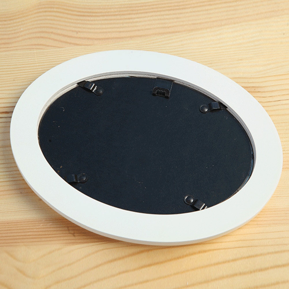 Living Room Wall Hanging Oval Shape Display Bedroom For Picture Home Decor Classic Wooden Photo Frame Decoration Office