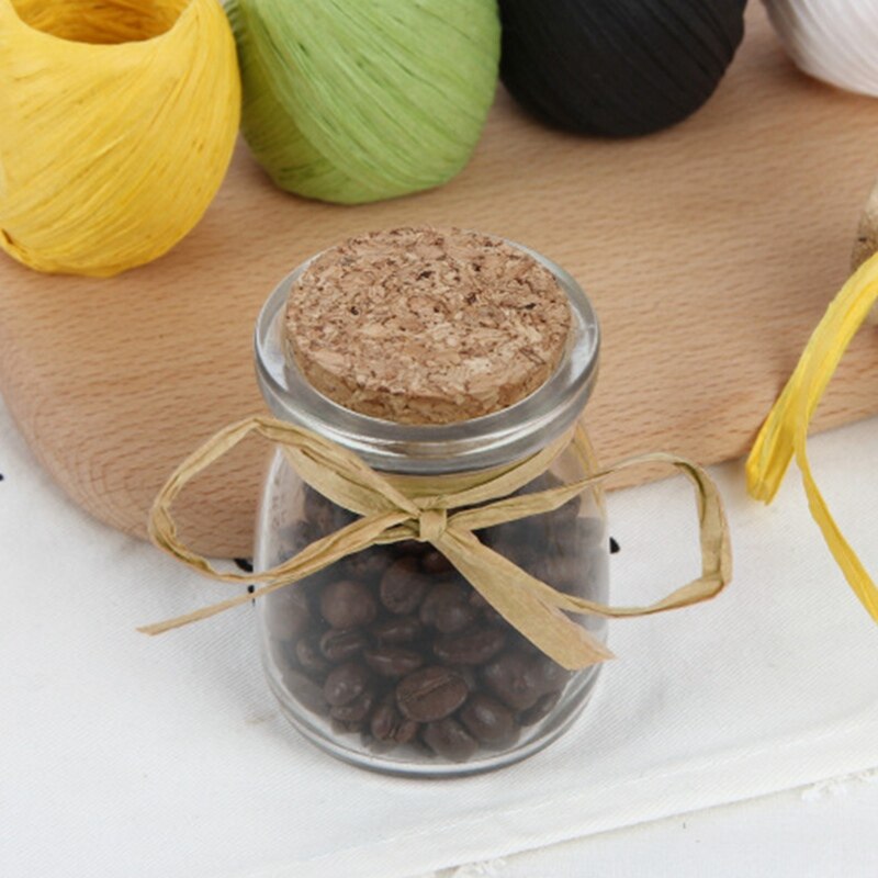 200M raphia papier ficelle corde emballage ruban Bouquet emballage bricolage artisanat pour fête mariage décoration nouveautés