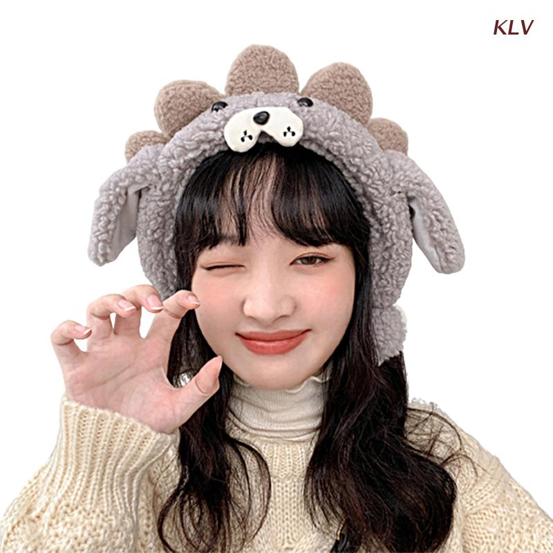 Moving Ears Hat Adult Bear Ear Muff Moving Ear Muffs For Women Cute Headband 6XDA: 7