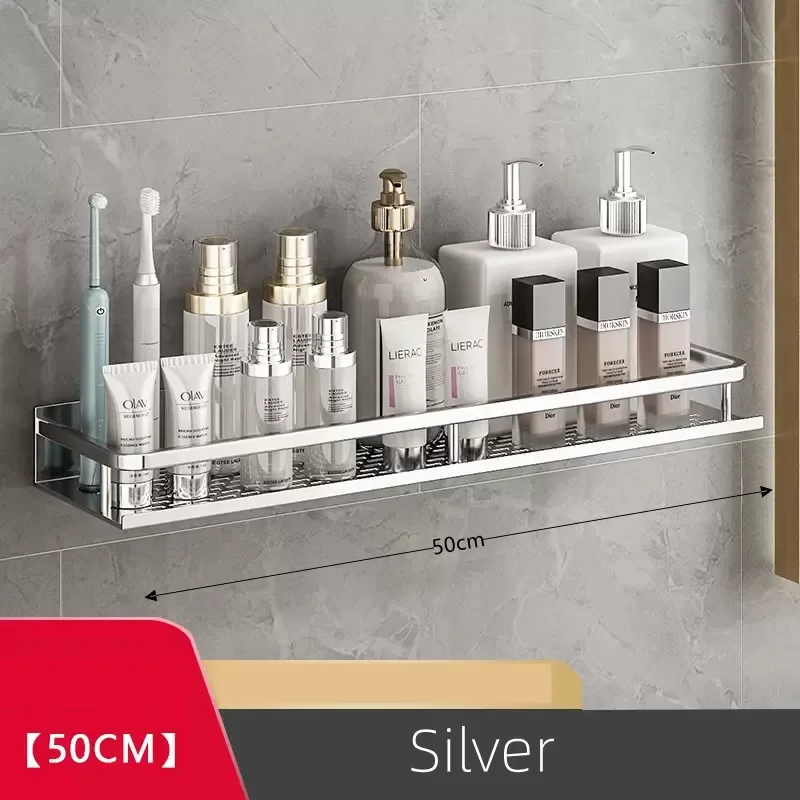 Black Bathroom Shower Room Storage Rack Toiletries Shelf Storage Is Perfect For Bathroom Item Storage: light green