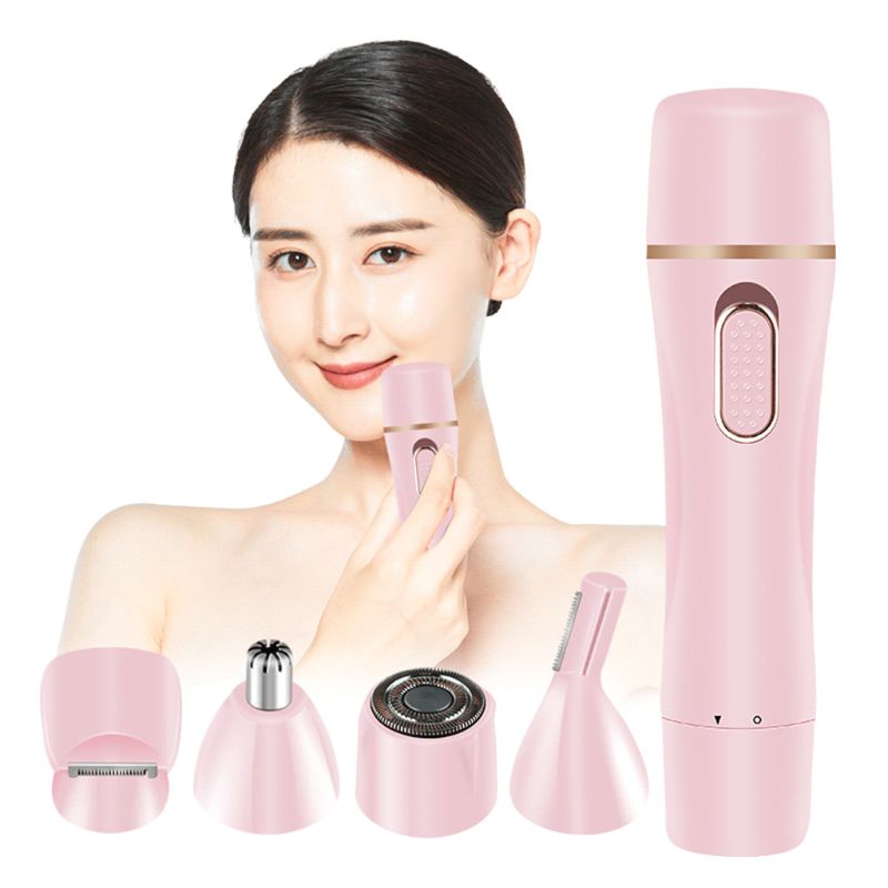 4 in 1 Electric Hair Removal Epilator Bikini Body Facial Hairs Remover Shaver Se